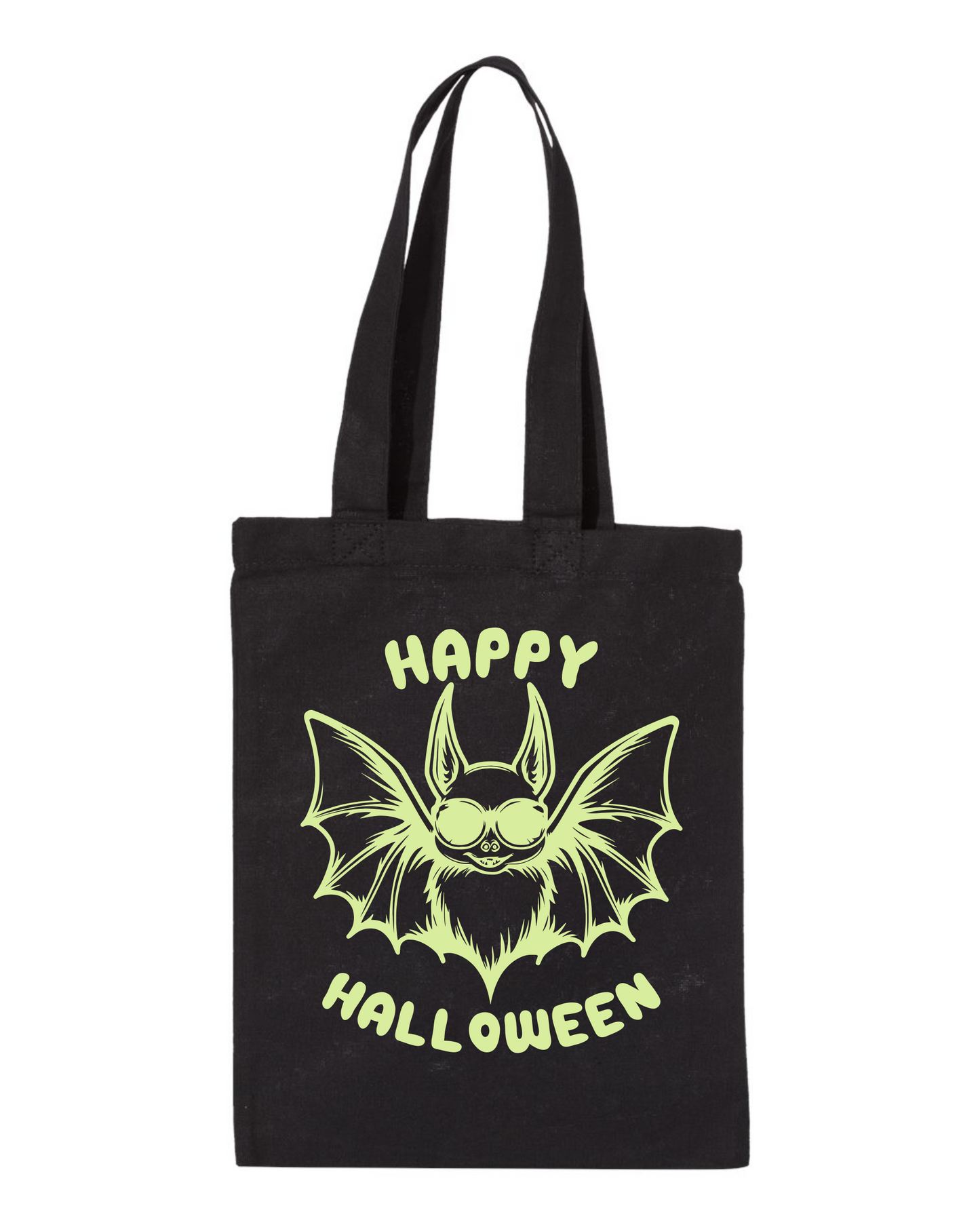 Glow In The Dark Happy Halloween Apparel & Reusable Candy Bags