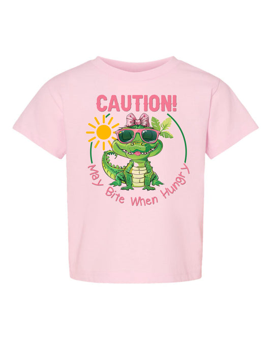 Little Toddler Girl's Fun Short Sleeve T-shirt