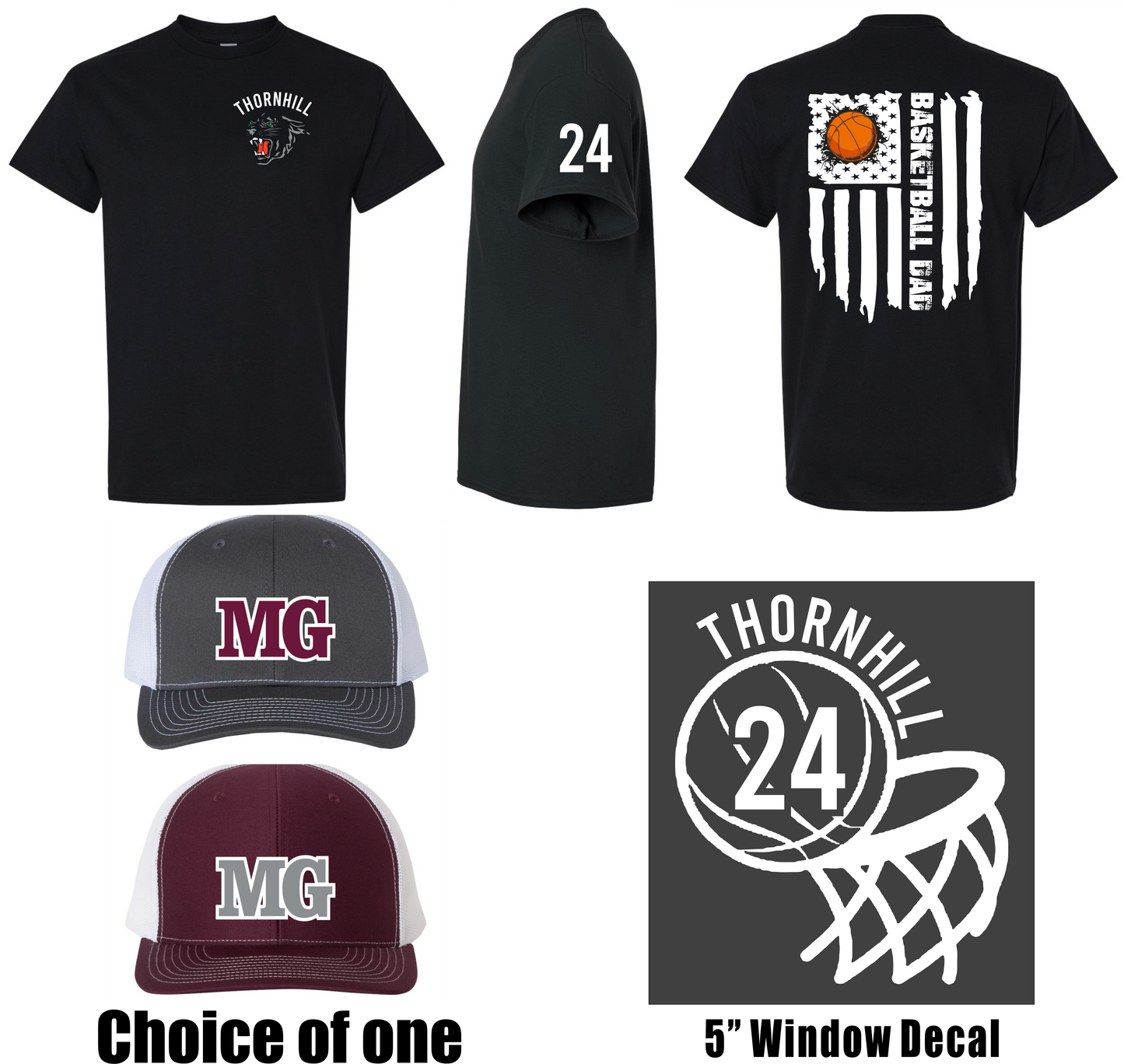 Panther Basketball Dad Bundle