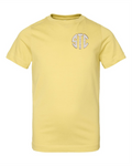 Girls Left Chest Monogram Short Sleeve T-shirt