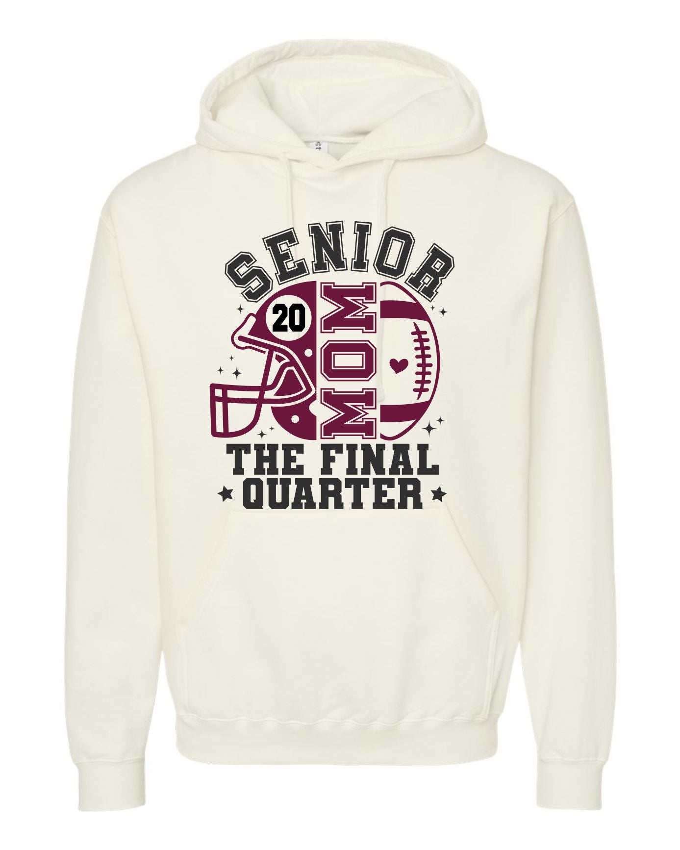 2026 Senior Football Mom Glitter Shirts