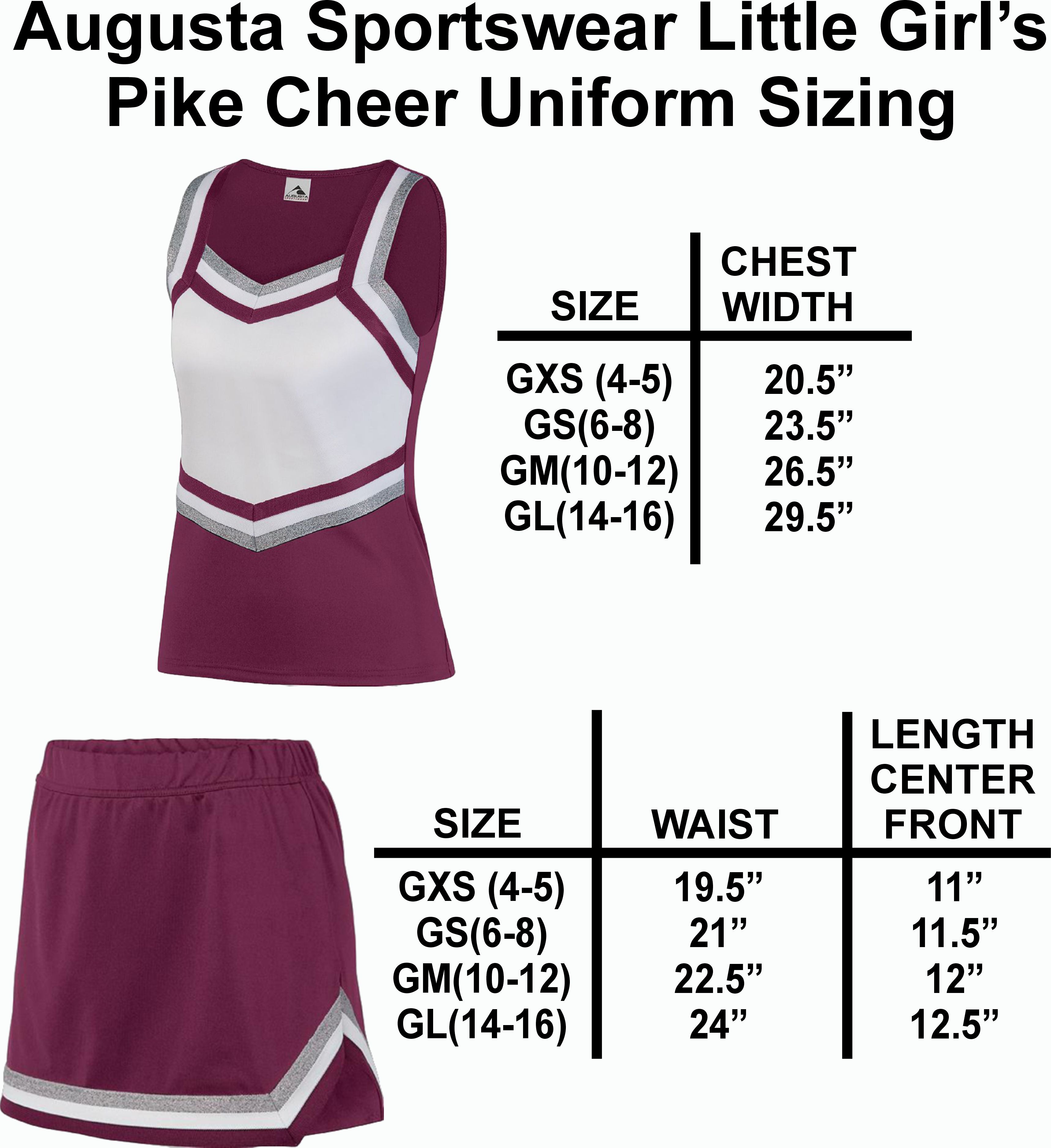 MG Panthers Little Cheer Leader Uniforms & Pom Poms