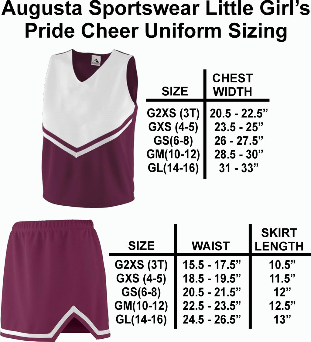 MG Panthers Little Cheer Leader Uniforms & Pom Poms