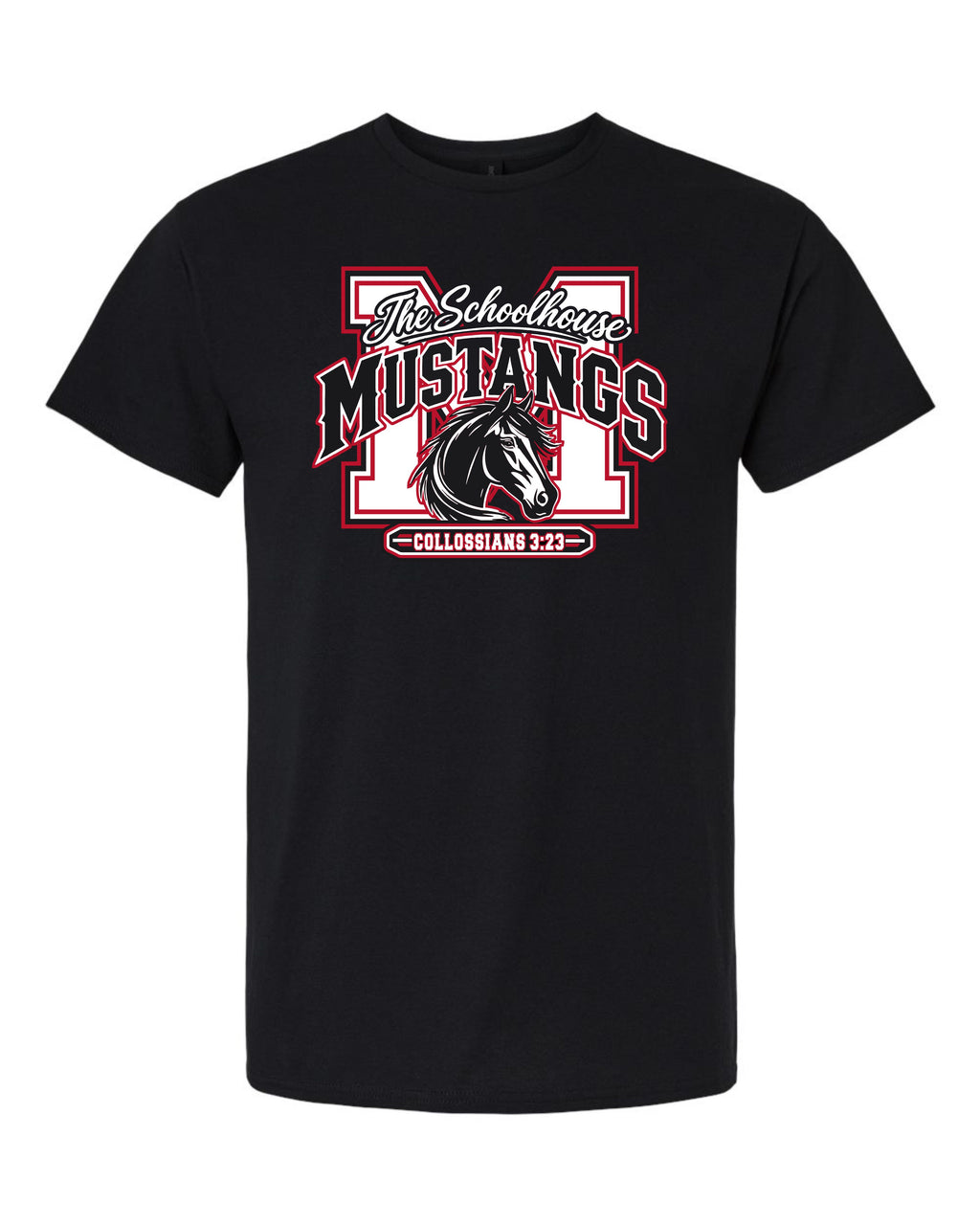 The Schoolhouse Mustangs T-shirts & Crewneck Sweatshirts