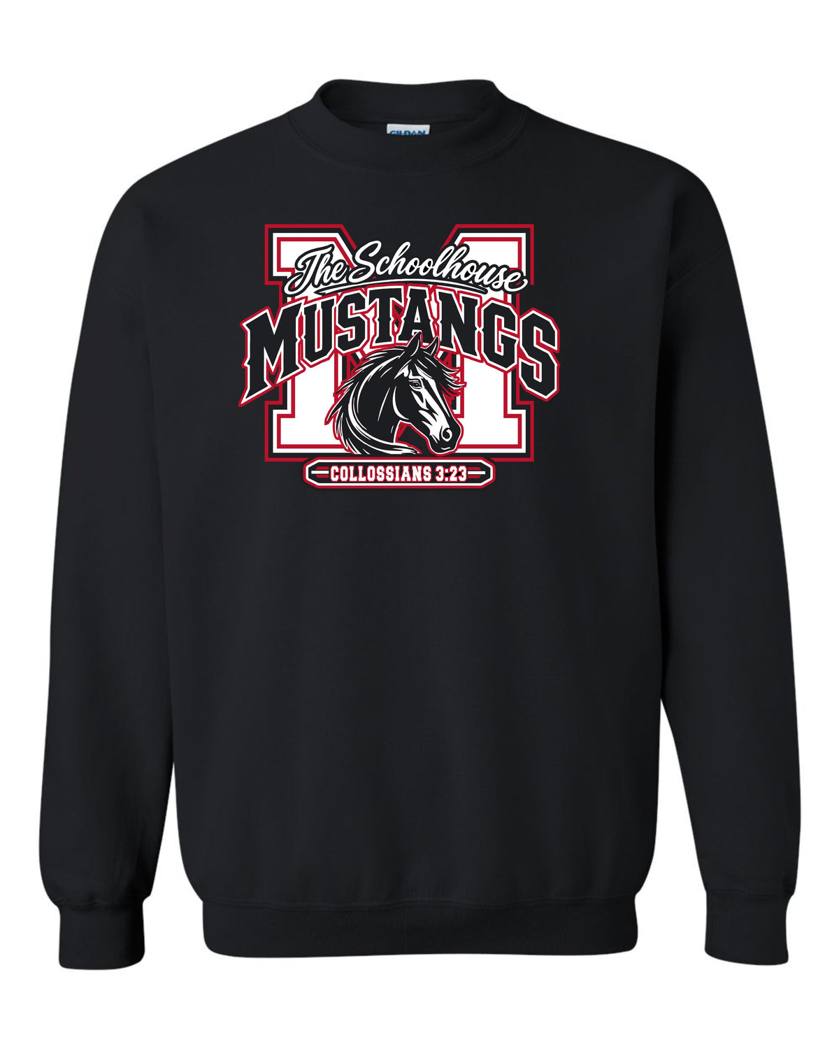 The Schoolhouse Mustangs T-shirts & Crewneck Sweatshirts