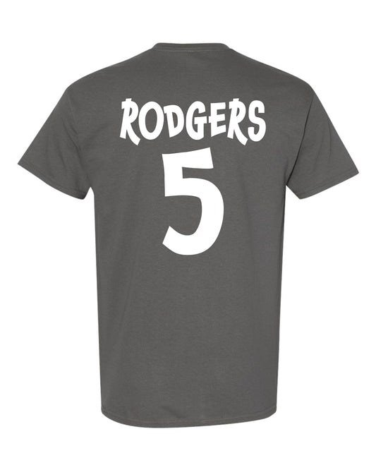 Little Rascals Rookie T-Ball Team Fan Short Sleeve T-shirts - Coach Matt Rodgers