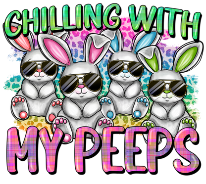 Chillin With My Peeps Short Sleeve T-shirt