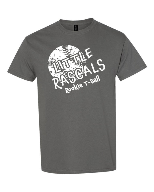 Little Rascals Rookie T-Ball Team Fan Short Sleeve T-shirts - Coach Matt Rodgers