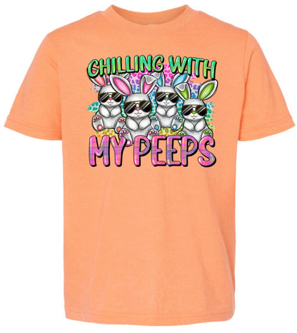 Chillin With My Peeps Short Sleeve T-shirt
