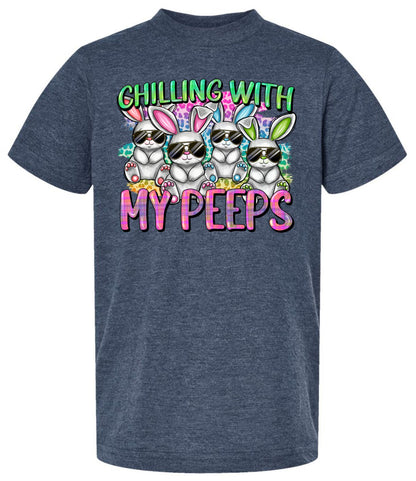Chillin With My Peeps Short Sleeve T-shirt