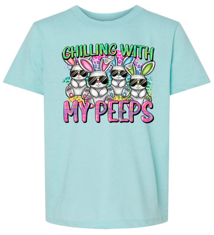 Chillin With My Peeps Short Sleeve T-shirt