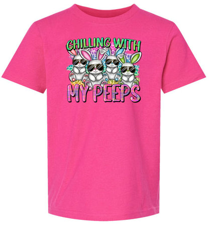 Chillin With My Peeps Short Sleeve T-shirt