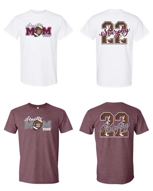 2026 Senior Football Mom Shirt #2