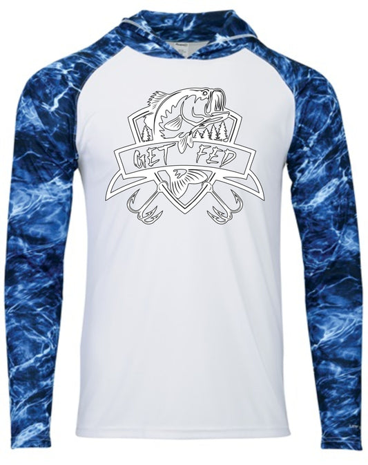 Get Fed Outdoors Hats & Performance Long Sleeve T-shirts with or without Hood