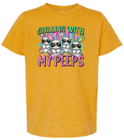 Chillin With My Peeps Short Sleeve T-shirt